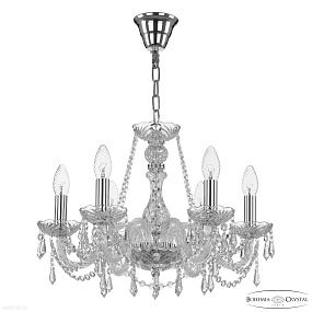 Хрустальная подвесная люстра Bohemia IVELE Crystal 104/10/165 Ni