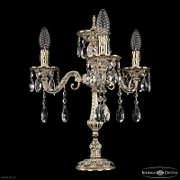 Хрустальная настольная лампа Bohemia IVELE Crystal 7025L/3/125-43 A GW