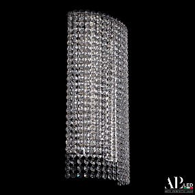 Бра хрустальное светодиодное APL LED Sicilia SH500.B5.25-45.A.Ni.4000
