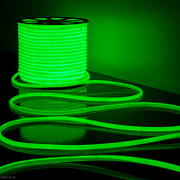 Гибкий неон LS003 220V 9.6W 144Led 2835 IP67 16mm круглый зеленый, 50 м Elektrostandard LS003 220V
