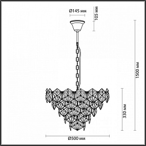 Подвесная люстра Odeon Light TALERTI 4923/7