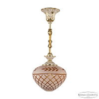 Подвесной светильник Bohemia Ivele Crystal 7003P/18 GW Amber-White/H-1B