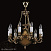 Люстра подвесная ARTGLASS DAFNE BRASS ANTIQUE