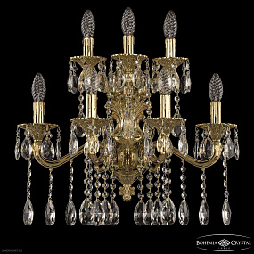Бра с хрусталем Bohemia Ivele Crystal Verona 7202B16/4+3/210 A G