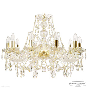 Хрустальная подвесная люстра Bohemia IVELE Crystal 105/10/240 G