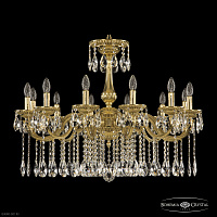 Подвесная хрустальная люстра Bohemia Ivele Crystal 75101/12/300 A G