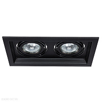 Встраиваемый светильник Arte Lamp CANIS A6661PL-2BK