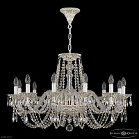 Большая хрустальная люстра Bohemia IVELE Crystal AL16302/12/300 WMG