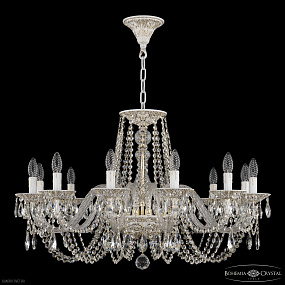 Большая хрустальная люстра Bohemia IVELE Crystal AL16302/12/300 WMG