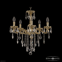 Подвесная хрустальная люстра Bohemia Ivele Crystal 75102/5/175 B G