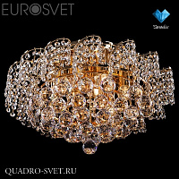 Люстра потолочная EUROSVET 16017 16017/9 золото Strotskis