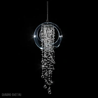 Подвесной светильник с хрусталем ArtGlass ALIA 01 A – CH
