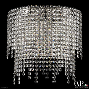 Бра хрустальное светодиодное APL LED Sicilia SH500.B4.35-32.B.Ni.4000