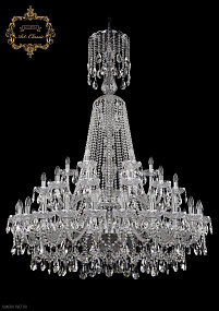 Большая хрустальная люстра Bohemia Art Classic 11.25.24+12+6.460.2d.XL-168.Cr.Sp