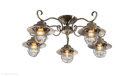 Люстра потолочная Arte Lamp LANTERNA A4579PL-5AB