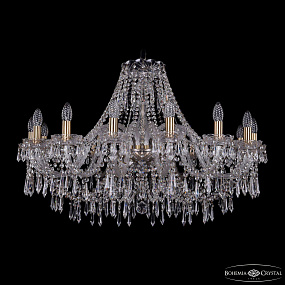 Большая хрустальная люстра Bohemia IVELE Crystal 1403/16/360 Pa