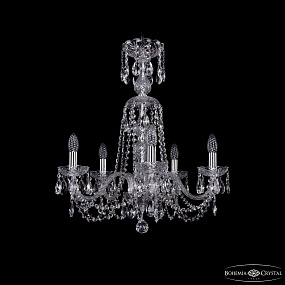 Хрустальная подвесная люстра Bohemia IVELE Crystal 1402/5/195/XL-64 Ni
