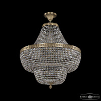 Хрустальная подвесная люстра Bohemia IVELE Crystal 19091/H1/55IV Pa C1