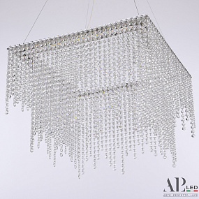 Хрустальная подвесная светодиодная люстра APL LED Sicilia SH04.52.D.Ni.4000