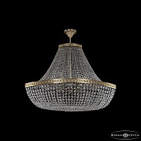 Большая хрустальная люстра Bohemia IVELE Crystal 19283/H1/100IV Pa