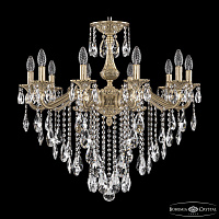 Подвесная хрустальная люстра Bohemia Ivele Crystal Verona 72102/10/250 B FP
