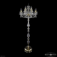 Торшер с хрусталем Bohemia IVELE Crystal 1406T1/8+4/195-165 G
