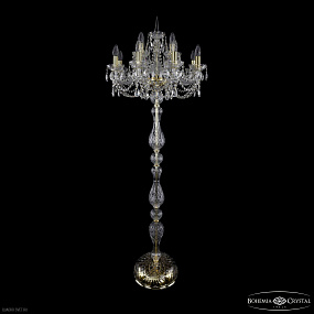 Торшер с хрусталем Bohemia IVELE Crystal 1406T1/8+4/195-165 G