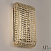 Бра хрустальное светодиодное APL LED Rimini S500.B2.20-35.A.3000.Gold