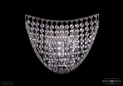 Бра хрустальное Bohemia IVELE Crystal 7708/3W/Ni