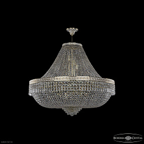 Большая хрустальная люстра Bohemia IVELE Crystal 19271/H1/100IV GW