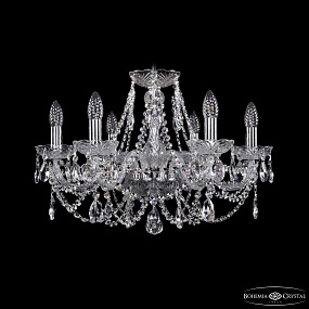 Хрустальная подвесная люстра Bohemia IVELE Crystal 1406/6/195/Ni