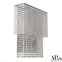 Бра хрустальное светодиодное APL LED Rimini S500.B3.35-45.A.4000