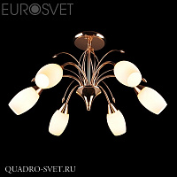 Люстра потолочная EUROSVET 22080 22080/6 золото