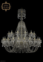 Большая хрустальная люстра Bohemia Art Classic 11.11.24+12.530.XL-165.Gd.Sp