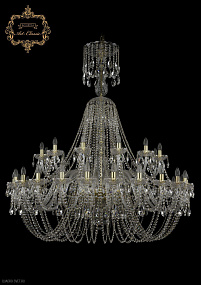 Большая хрустальная люстра Bohemia Art Classic 11.11.24+12.530.XL-165.Gd.Sp