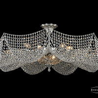 Хрустальная потолочная люстра Bohemia IVELE Crystal 77091/16+3/Ni PAL