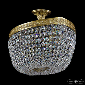 Большая хрустальная люстра Bohemia IVELE Crystal 19113/100IV Pa