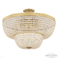 Хрустальная потолочная люстра Bohemia IVELE Crystal AL19091/55FL AG