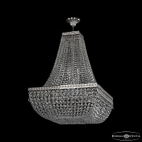 Хрустальная подвесная люстра Bohemia IVELE Crystal 19012/H2/55IV Ni