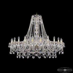 Хрустальная подвесная люстра Bohemia IVELE Crystal 1411/24/460/G