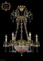 Хрустальная подвесная люстра Bohemia Art Classic 31.51.6.CK125SP.250SP.G.Sp.Amber.White.1B