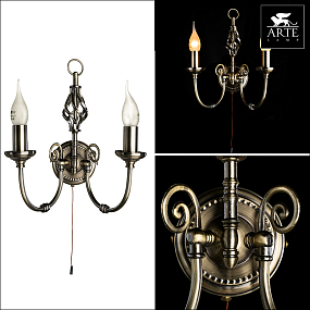 Бра Arte Lamp ZANZIBAR A8392AP-2AB