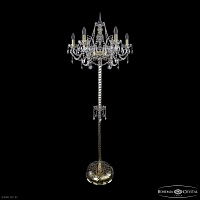 Торшер с хрусталем Bohemia IVELE Crystal 1411T2/6/195-165 G