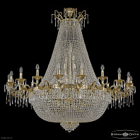 Большая хрустальная люстра Bohemia IVELE Crystal 2227H210/20/160IV/Y1 G