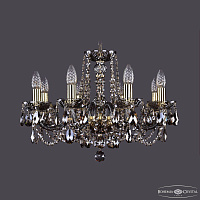 Хрустальная подвесная люстра Bohemia IVELE Crystal 1402/8/195/G/M731