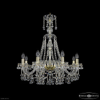 Хрустальная подвесная люстра Bohemia IVELE Crystal 1409/8/240/XL-75 G