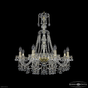 Хрустальная подвесная люстра Bohemia IVELE Crystal 1409/8/240/XL-75 G
