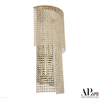 Бра хрустальное APL LED Sicilia SH500.B4.35-70.A.Gd.E14