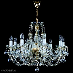 Подвесная хрустальная люстра ArtGlass ANDULA VIII. SHORT - ARMS 230 CE