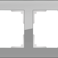 Рамка на 4 поста (серый,стекло) Werkel WL01-Frame-04